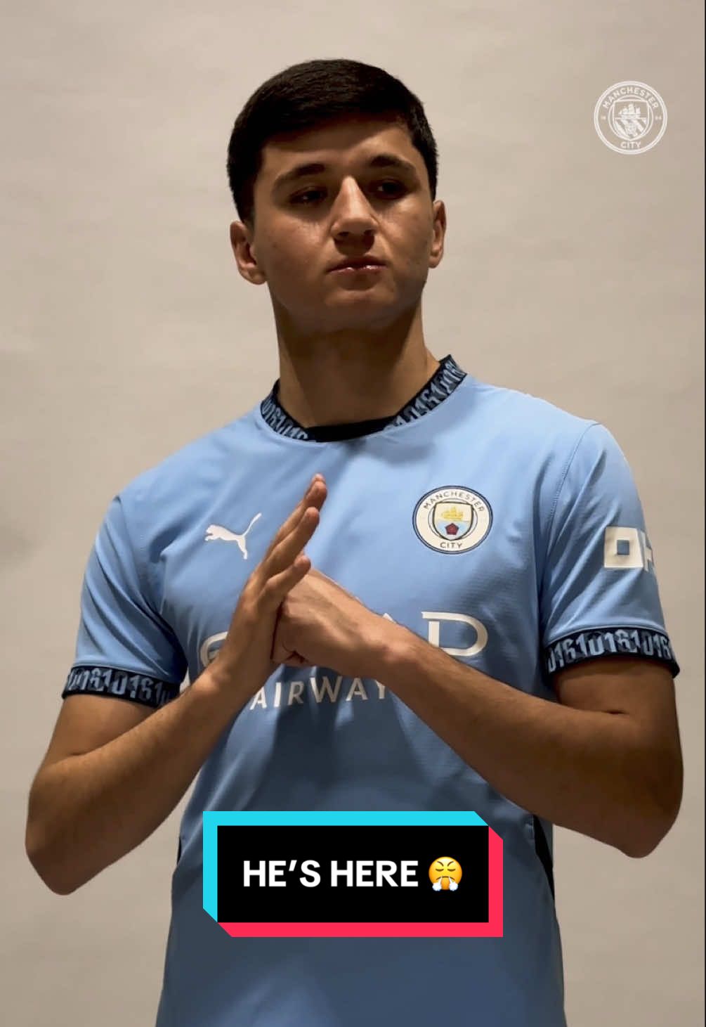 He’s finally here 😤 #Khusanov #ManCity #Football 