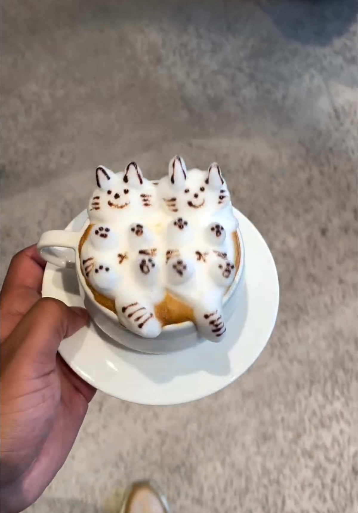 Latteart-3D 🤍catlover 🐾🐈 #fouryou #fyp #catlover  #tik_tok #trendy #usa_tiktok  @ทริชเชียพี่มีโชค #latteart #🤍  #cattok #cattiktok #loveyou  #viral_video #viralvideos #f  @BARISTA_TUTORIALS 