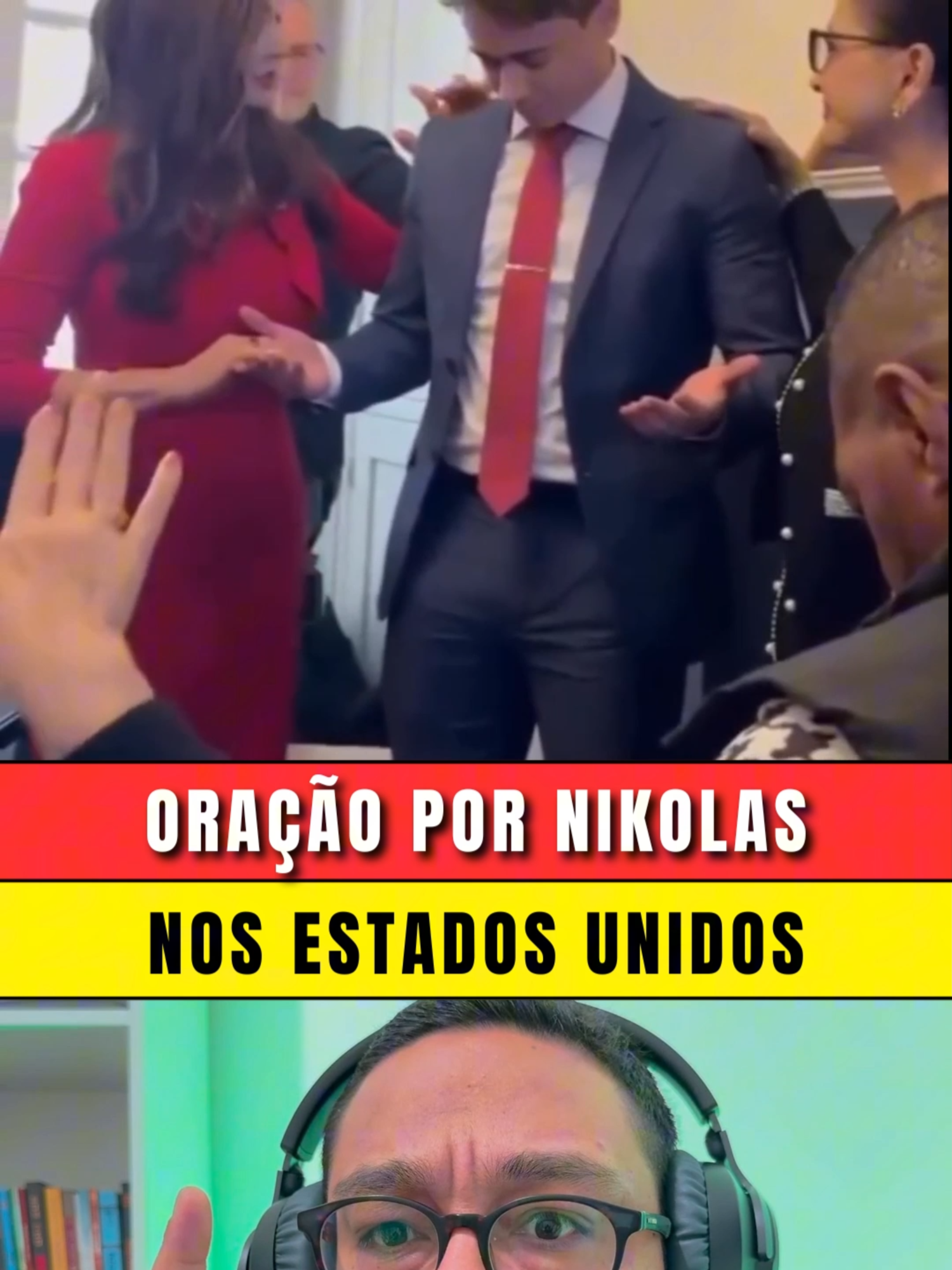 Olha a orção por Nikolas, com revelações sobre seu futuro na política #noticias #nikolasferreira #oaração #profeta