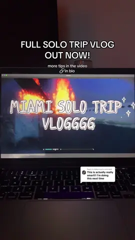 Replying to @libbymoya FULL VIDEO OUT NOW! 🔗 in bio more tips, tricks and info coming soon! #fyp #solotravel #solotravelertips #newvlog #youtuberrecomendations #subscribe #newyoutuber #miami #miamisolotripblackgirl #solotrip 