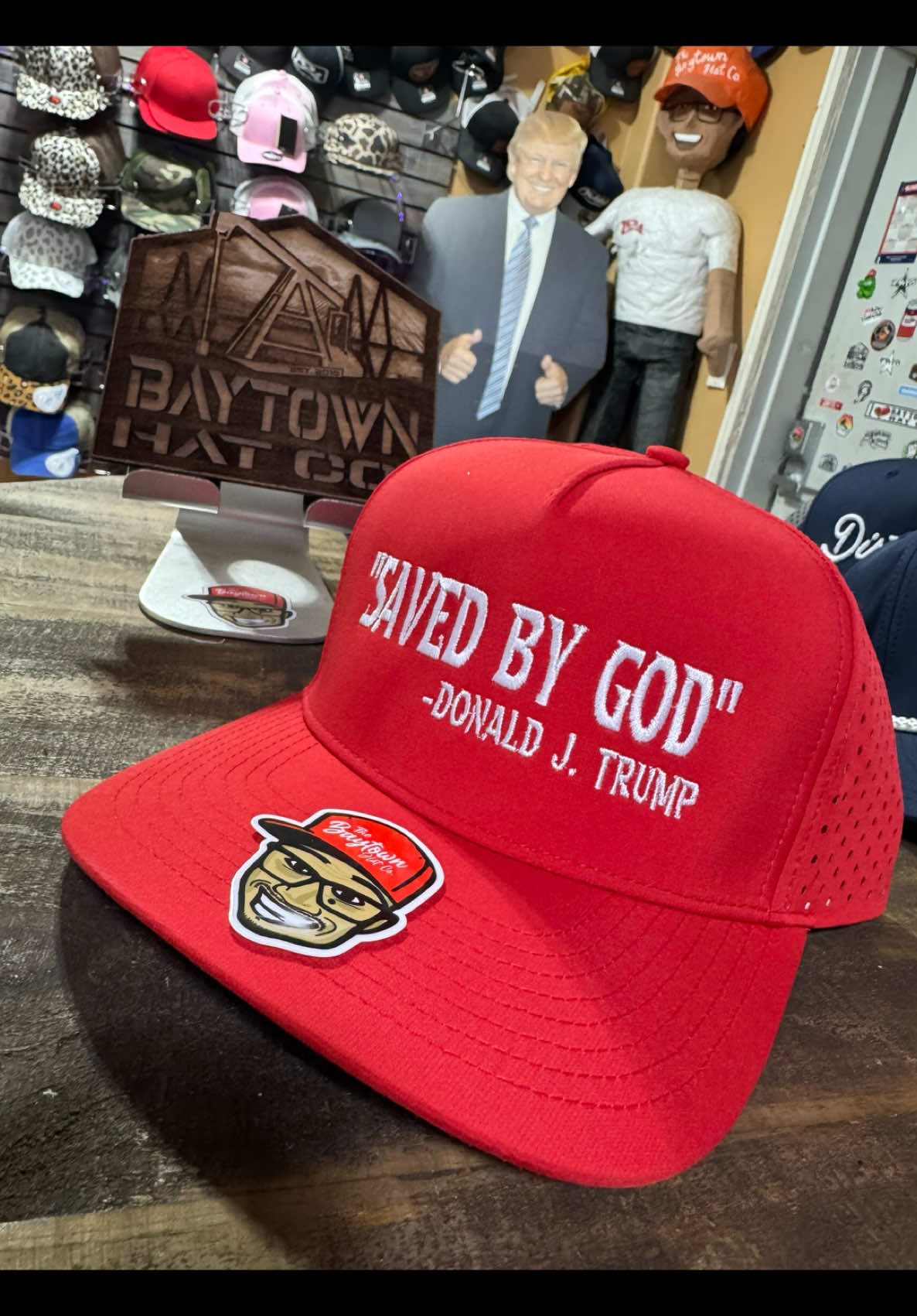 My favorite part of the inauguration speach! “Saved by God to Make America Great Again!” #baytownhatco #tiktok #fyp #massfollowing🔥🔥 #massfollowing #trump #inauguration #presidenttrump #2025@President Donald J Trump 