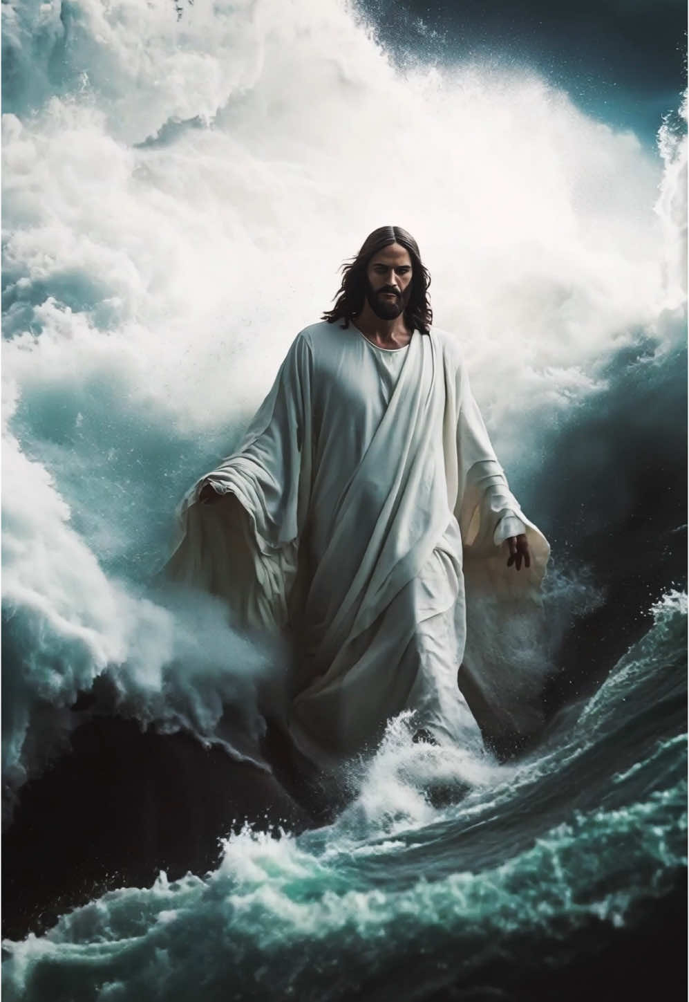 You feel like you’re drowning, but I got you. I promise. #jesusmysavior #jesusislordalmighty #jesusislord #jesusislordandsavior #jesussaves #jesusisking @Kling AI 