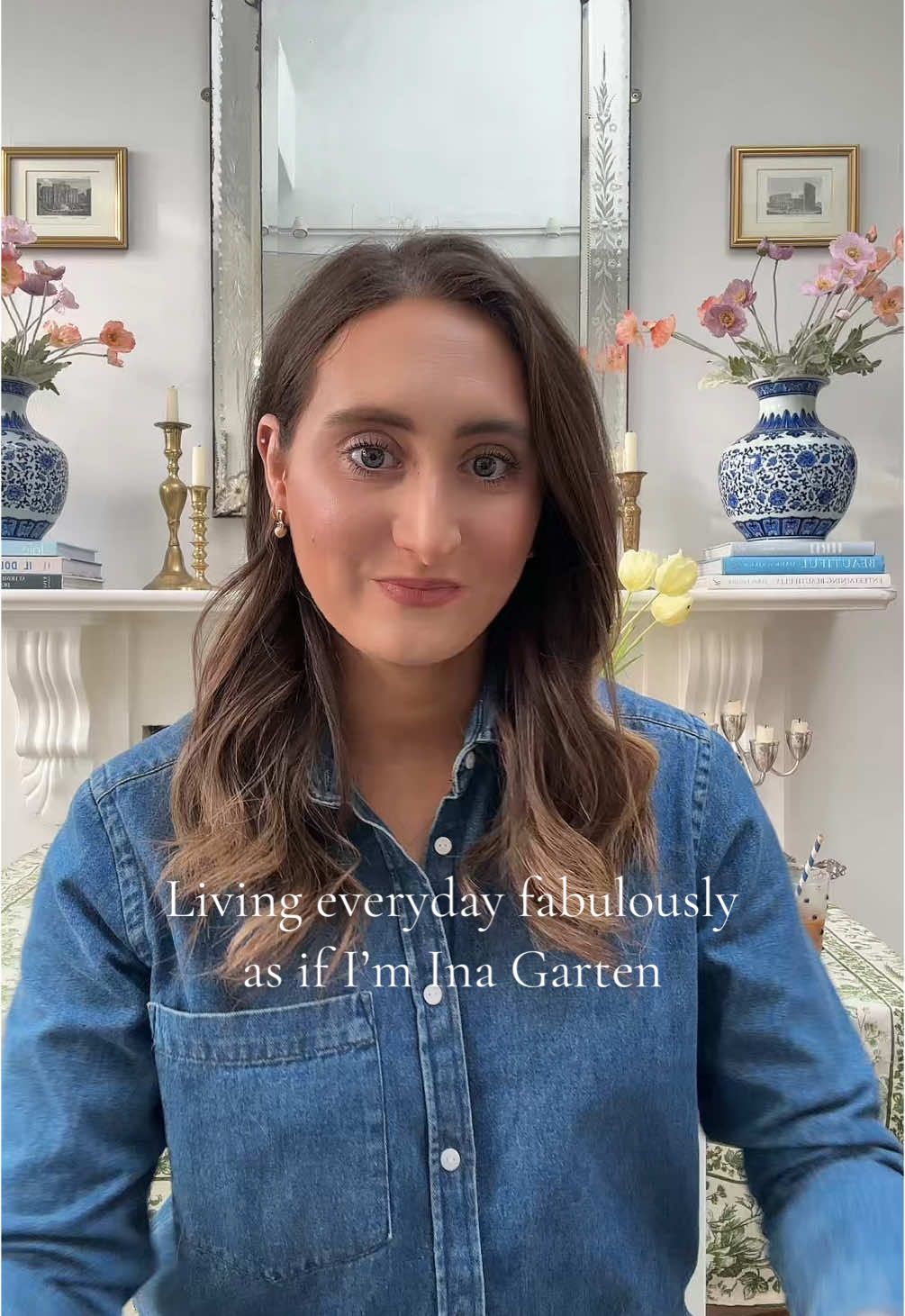 Living everyday fabulously as if I’m Ina Garten🍾 Join me in making the remainder of winter a little more enjoyable by romanticising your life, surrounding yourself with pretty things and not saving things for special occasions ✨ #inagarten #barefootcontessa #nancymeyers #nancymeyersaesthetic #marthastewart #lessonsfromina #cooking #hosting #nancymeyerschic #barefootcontessarecipe #bereadywhentheluckhappens 