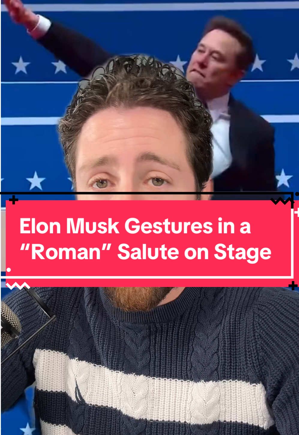 Replying to @Joey Contino 1/20 Elon Musk Gestures in a “Roman” Salute on Stage #elon #elonmusk 