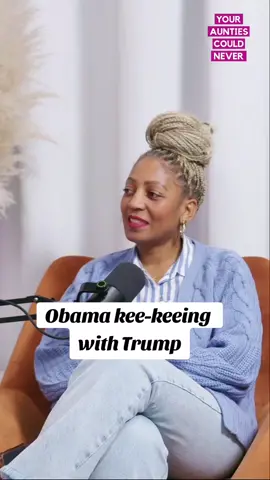OBAMA’S DEFINITELY NOT LIKE US …  Barrack Obama has been in The Aunties’ Enemy of Progress bin a couple of times now. This time it’s for kee-keeing it up with Trump at former president Jimmy Carter’s funeral. Family what do you think should Obama have played it like Michelle stood on business and ignored Trump, or was he in a difficult situation and had to play nice … with all the rumours swirling about the Obamas’ are you still a fan? Comment below …  EP222 is out now on YouTube and podcast platforms with special guest @angielemar #BarrackObama  #Obama  #Trump  #podcast  #podcastclips  #yourauntiescouldnever  #socialcommentary 
