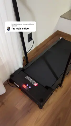 Respondendo a @tainara  Tá aí mais um pouco da esteira, eu super adorei e tô usando bastante! #esteira #Fitness #Vlog #comprar #aerobico 