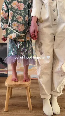 saw @Kyliekatich’s version & had to make one for my girls 🥹 just our little art girlhood together #girlhood #momdaughter #utahartist #momartist #youngmoms #girlhoodtogether 
