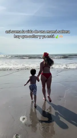 hay que soltar, fluir y ya está 🍃🤍 #momlife #singlemom #toddlermom 