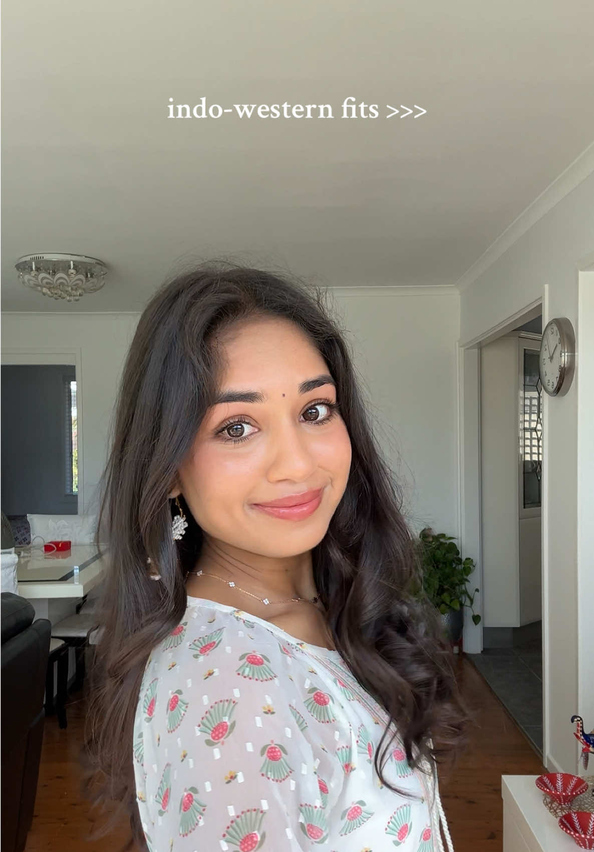 not the broom in the background 🪷 #desigirl #browngirl #indiangirl #indianoutfit #desioutfit #OOTD #fashion #jhumka #grwm #fyp #creatorsearchinsights #outfitinspo 