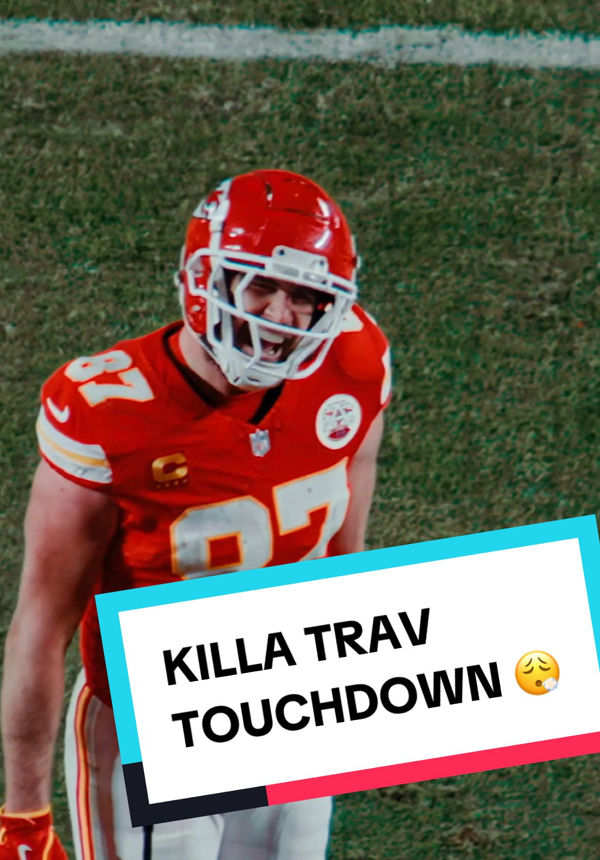 Playoff Pat to Playoff Kelce 😮‍💨 #touchdown #celly #chiefs #traviskelce #patrickmahomes