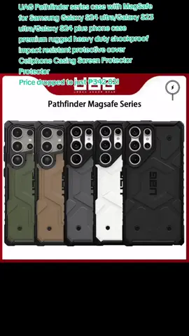 UAG Pathfinder series case with MagSafe for Samsung Galaxy S24 ultra/Galaxy S23 ultra/Galaxy S24 plus phone case premium rugged heavy duty shockproof impact resistant protective cover Cellphone Casing Screen Protector Protector Price dropped to just ₱342.82!