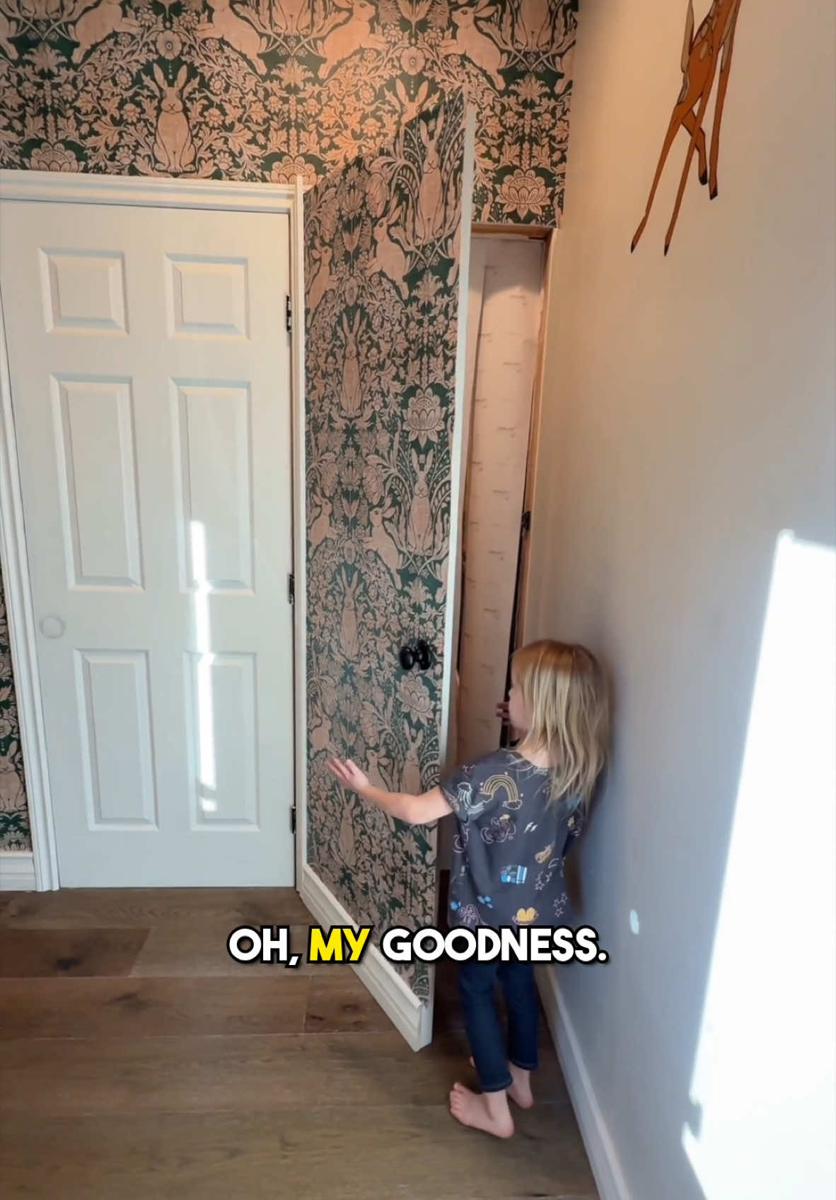 3 secret doors! (Last one leads to kid’s bedroom!)