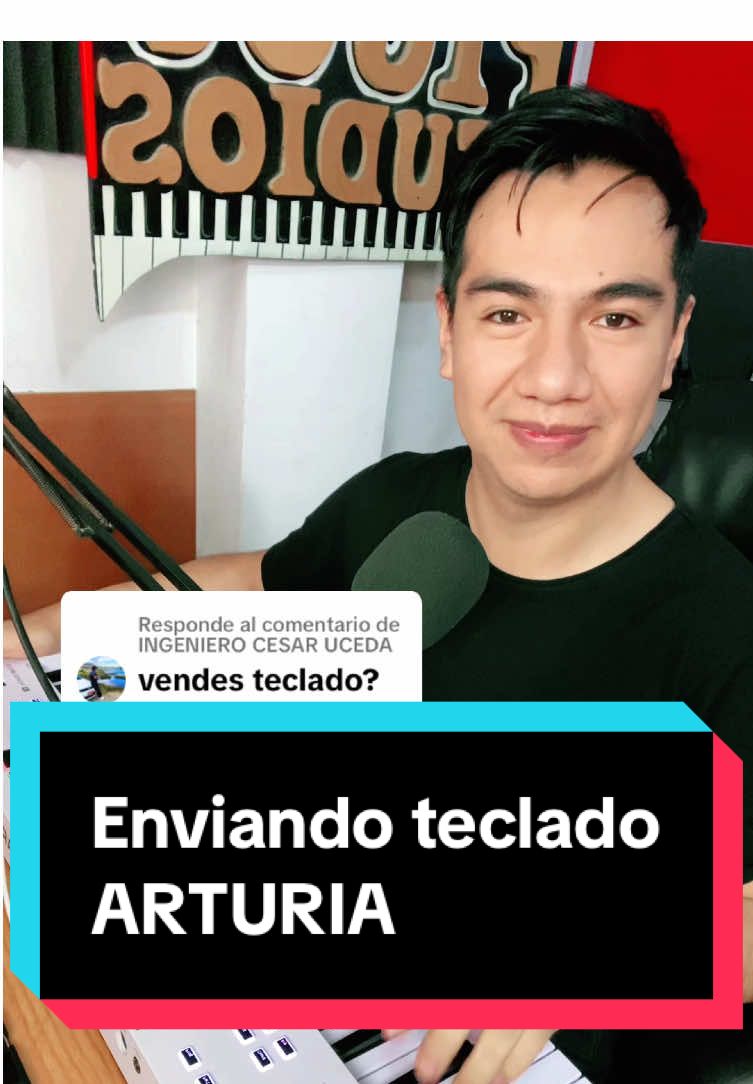 Respuesta a @INGENIERO CESAR UCEDA Pedidos al número de mi perfil 😀🎹✅  #arturia #clasesdecladopicoy #shalom #keylab61 #essentialmk3 #controladormidi #teclado #musical 