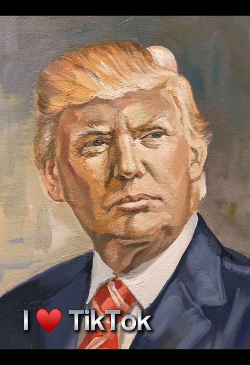 How to paint Donald Trump #acrylicpainting #portraitpainting #paintingidea #paintingtechniques #learnwithtiktok #usa_tiktok #donaldtrump 