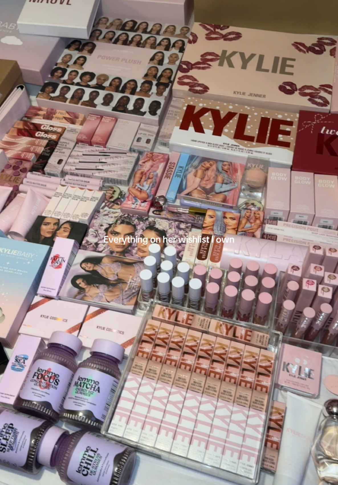 @Kylie Cosmetics @Kylie Jenner #kyliecosmetics #kyliejenner #makeuproom #beautyroom #makeupcollection #kyliecosmeticscollection #kylieskin #louboutin #kylieskin #fyp #foryou #foryoupage #trending #trend #viral #shopping #wishlist #lemme 