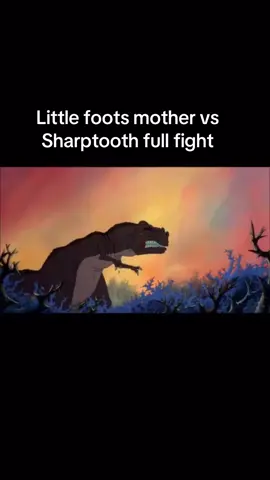 Little foots mother vs Sharptooth #littlefoot#dinosaur#landbeforetime#brontosaurus#foryou#fyp#sharptooth#foryoupage❤️❤️ 