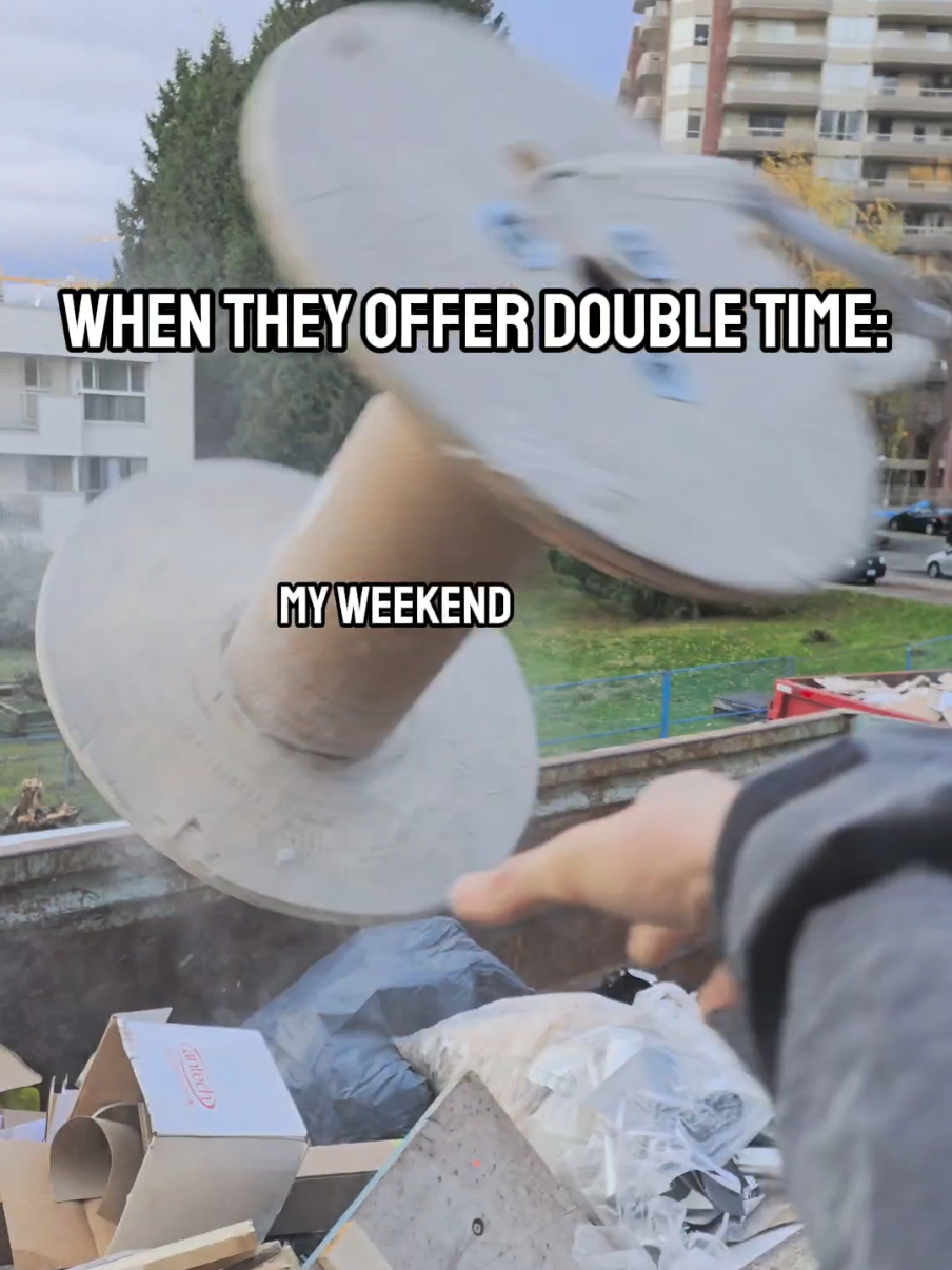 Another one bites the dust💸 #workhumor #constructionhumor #constructionlife #electricianlife #bluecollarlife #tradelife #weekendwork #worklife #money #moneymindset #constructionmemes