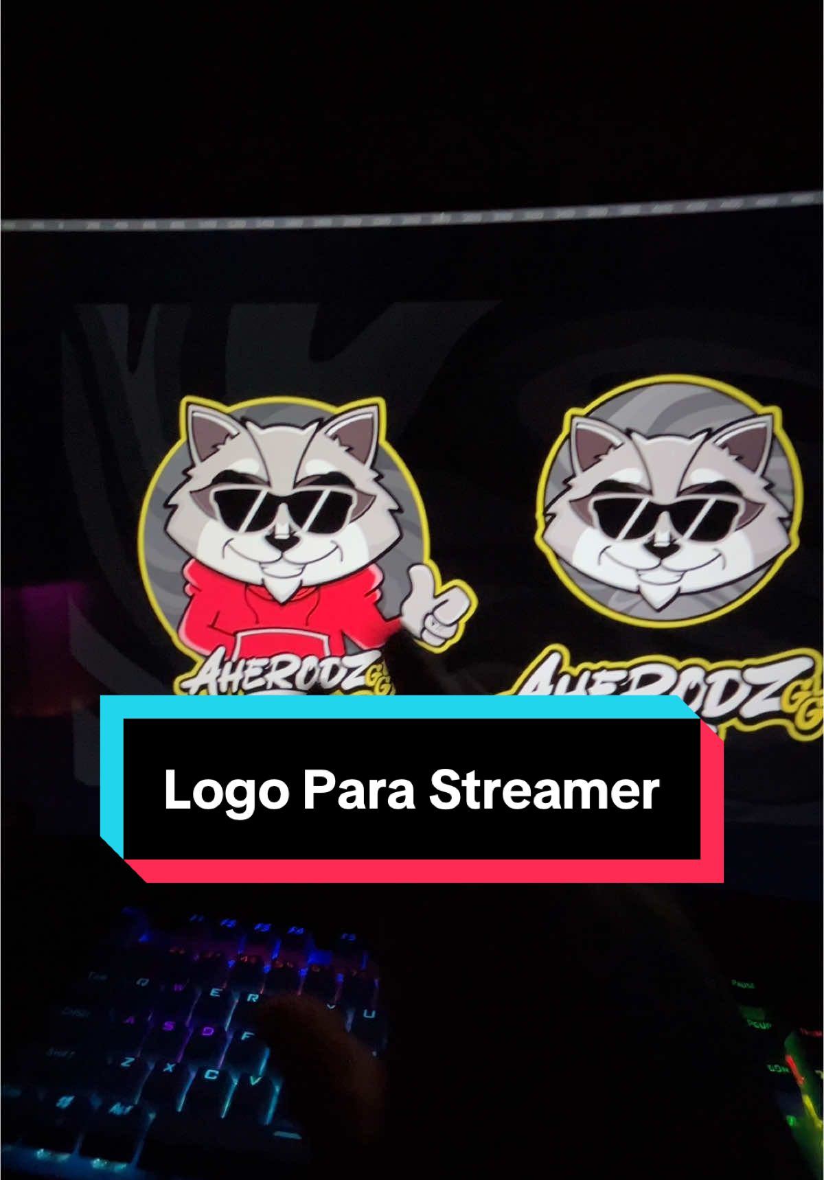 Diseño de Logo Gamer para Streamer #logogamer #streamers #streamer #logo #logodesign #logostreamer #logoparastreamer #overlays #fyp #tiktokgaga #streamerpequeño 