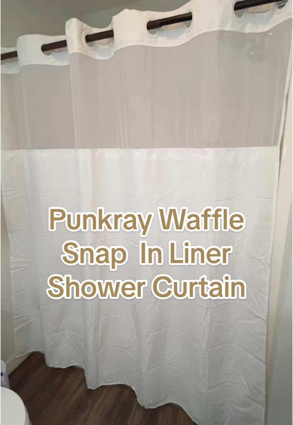 Upgrade your bathroom with the Waffle Weave shower curtain & liner combo—no hardware needed! 🚿✨ Easy, stylish, and hassle-free. #BathroomUpgrade #ShowerStyle #NoHardware  #creatorsearchinsights @Punkray #punkray #punkrayshowercurtain 