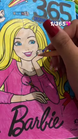 #365livrospracolorir #barbie