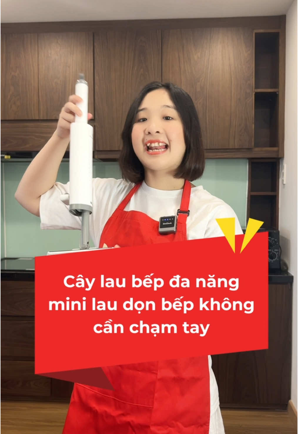 Cây lau bếp đa năng mini lau dọn bếp không lo chạm tay #parroti #giadungthongminh #yeuviecnhahon #caylaubep