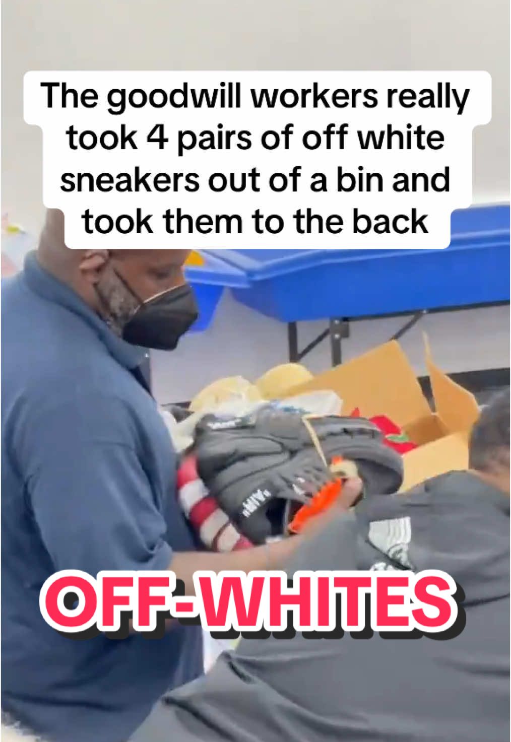 I would do the exact same thing if I was him 🤣 @OzTheWozz #thrifting #thrift #thrifted #sneakers #offwhite #shoes #sneakerhead #thrifthaul #omg #explore #nike #adidas #kanye #lebron 