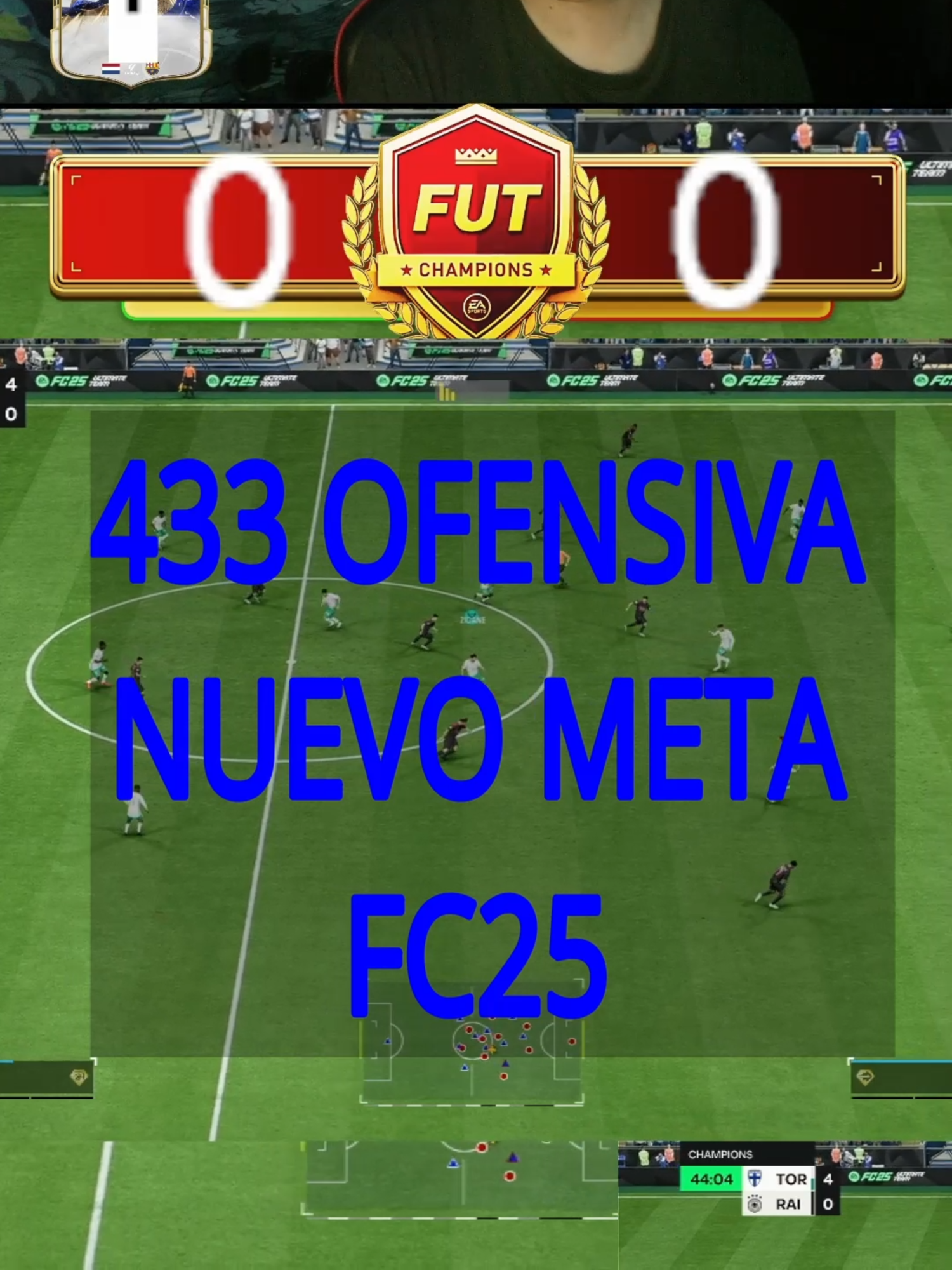 433 OFENSIVA NUEVO META#FC #fc25 #formacion #tacticas #meta #parati