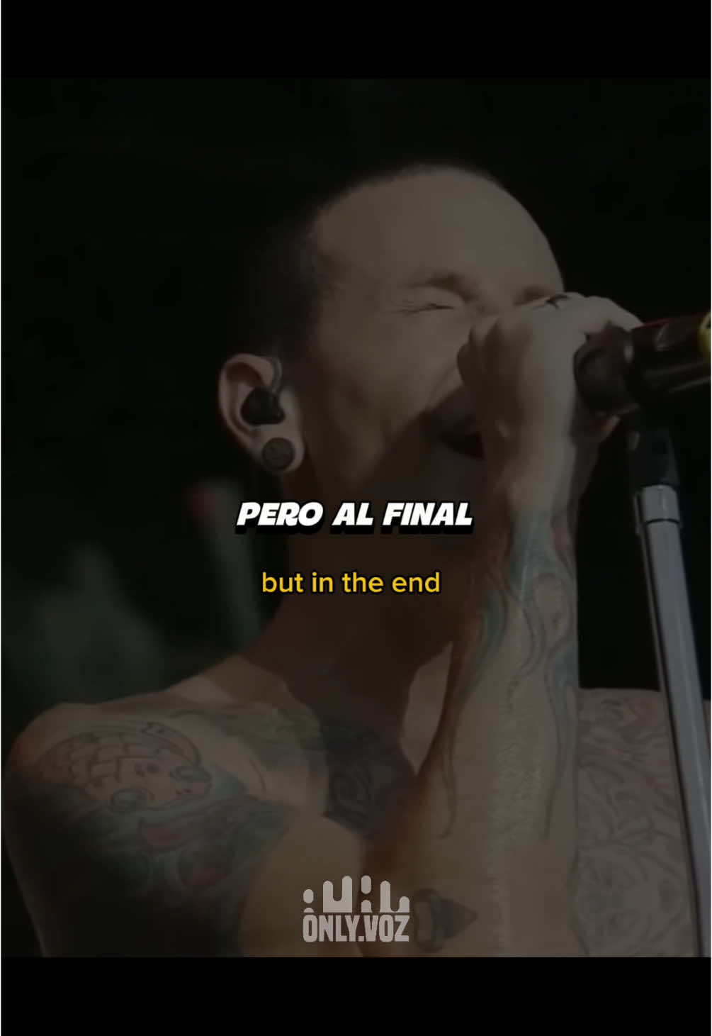 🔈 In the end 🔴 linkin park #linkinpark #chesterbennington #onlyvoz #intheend 