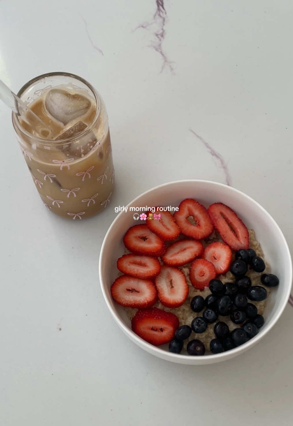 8am morning routine 🎧🌸🧸🍓🎀 #girlymorning #aesthetic #SelfCare #explore 