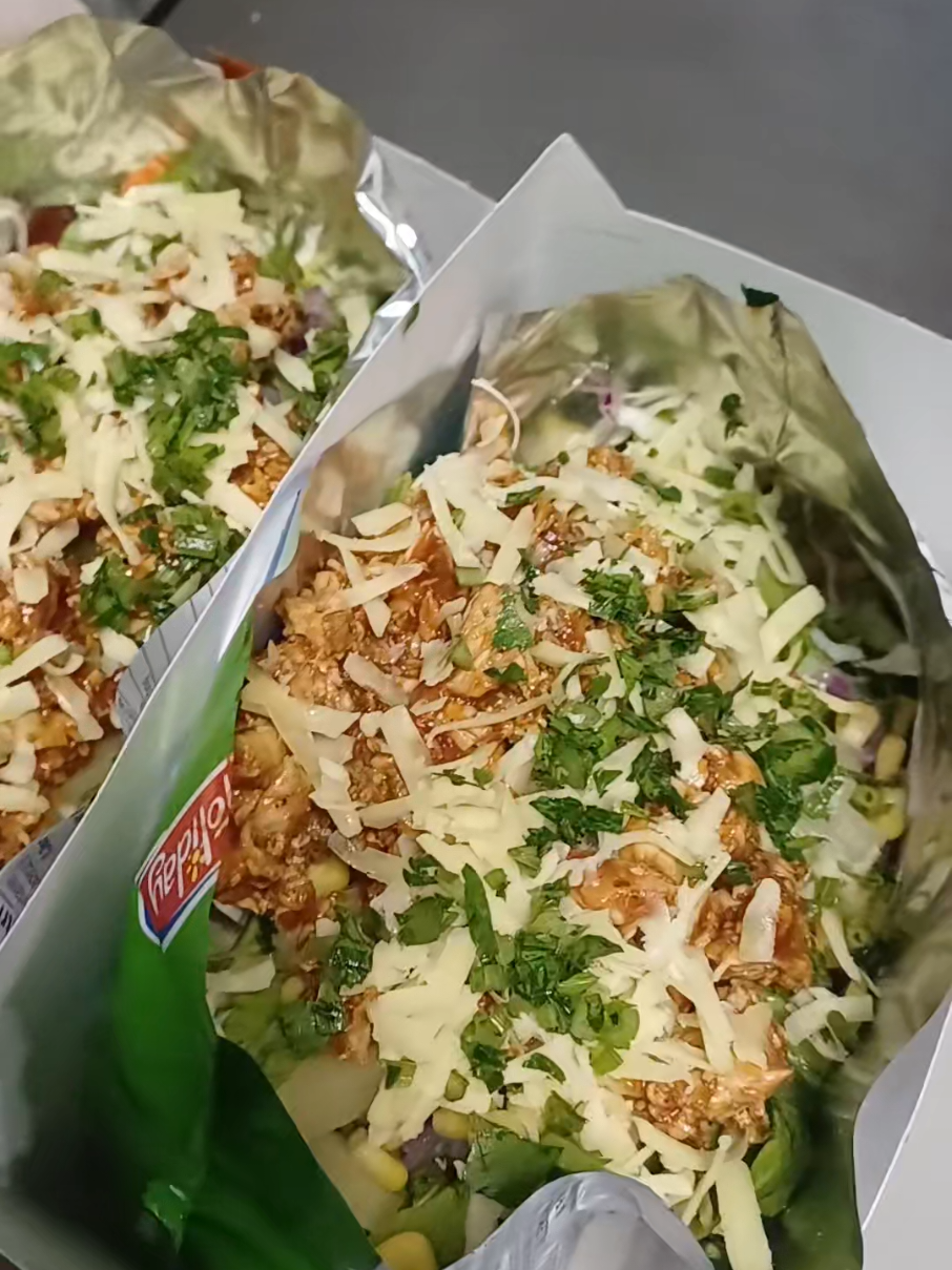 You Won't Want To Miss! Bring your own chip and get this delicious loaded chips in no time.‼️ Add delicious chicken or fire beef , with any three fresh veggies and unlimited sauce to a familysized bag chips of your choice. ⏰ Opening hours: •  Monday to Saturday - 11am to 10pm •  Sunday - 3pm to 10pm  ☎️ Contact us on 341-3407 to place your order  •  Pick up  •  Delivery  🚗 Delivery available                      🍦 In house ice cream available  📍Las Lomas #1  #brendansdiner # trinidadandtobago #frenchfries #spicywedges #friedrice #noodles #macsalad #freshsald #mozerellasticks #jalepeñocreamcheesebites #onionrings #meals #lunch #gyros #salads #hotdogs #jumbohotdogs #burgers #grilledfood #bne_burgerjoint #trinitakeout #deliciousfood #tasty #foodporn #calltoorder #pickupandgo #takeaway #delivery #friedchicken #buffalowings #friedwings  #delivery #brendansdiner #mozerellasticks #jalepenopoppers  #grilledlamb #grilledfish #grilledshrimp #grilledchicken  #homemadeicecream #onionrings #veggie  #food #foodporn #Foodie #eat #goodeats #reels #cheese #fyp #explore #trinitiktok #viral #trending #byob #bringyourownbagchips #byobtrinidad  #bagofchips #loadednachos #viralchips 