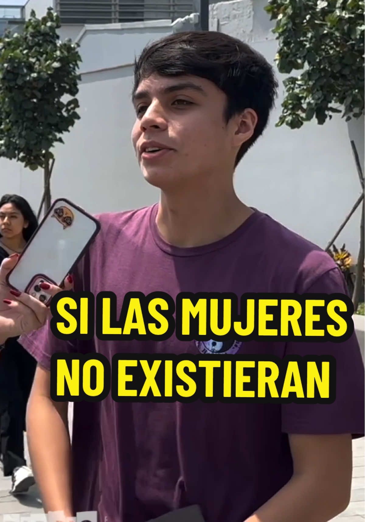 Si los hombres dejan de existir, qué pasaría? 😮 (video completo en YT con el mismo título) #entrevistas #mujeres #universidad #pregunta #opinion #genero #hombres #fyp 