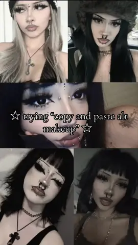 #greenscreen #copyandpastemakeup #alt #alternative 