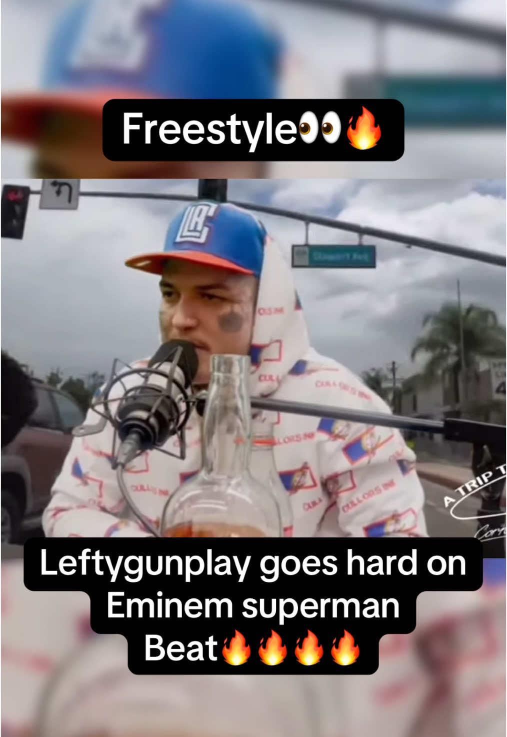 Yall cant say leftygunplay didnt snap !🔥 #leftygunplay #fypシ #superman #freestyle #fypシ゚viral 