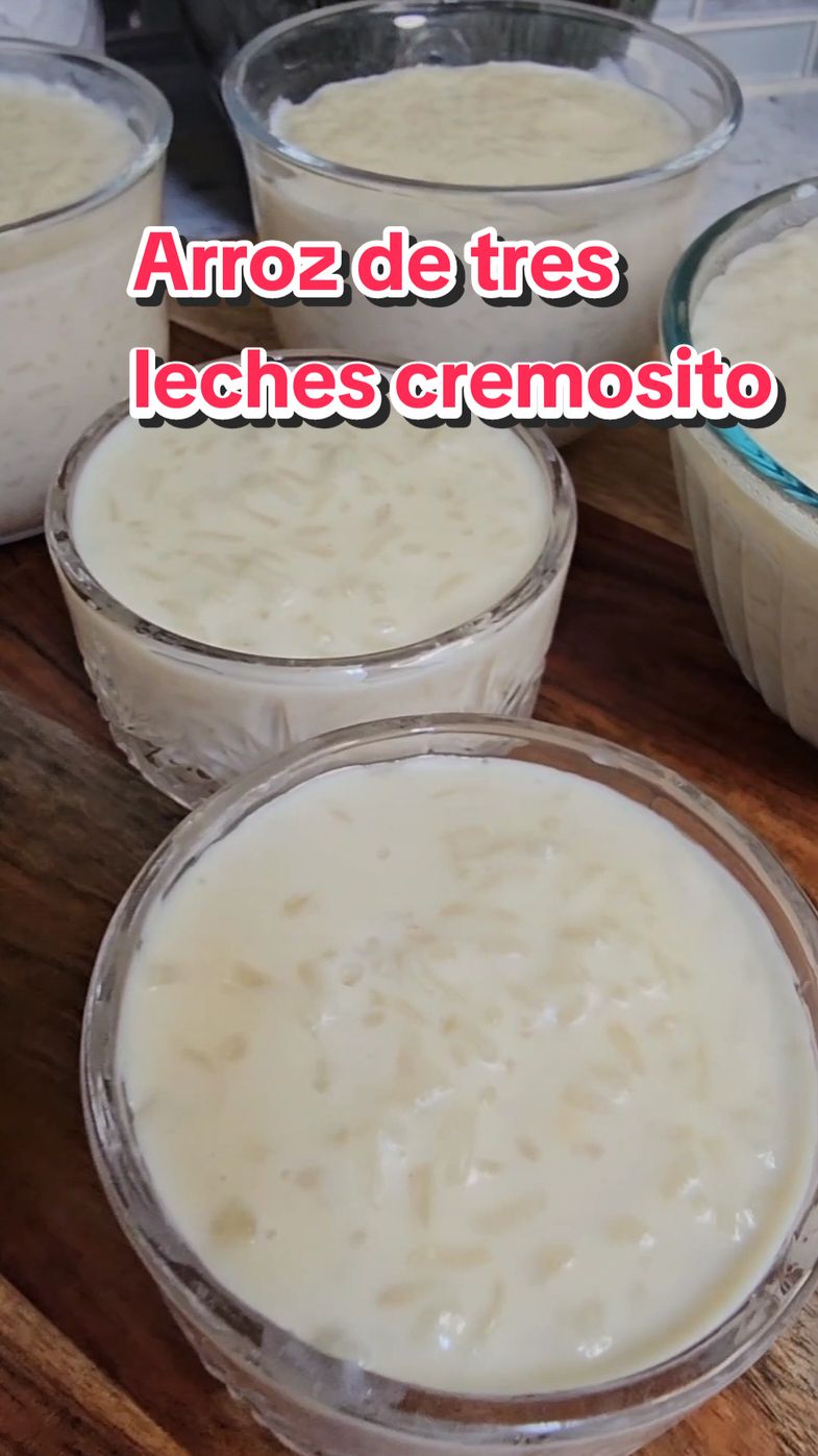 Receta de Arroz de tres leches, Arroz con tres leches Receta, three-milk rice recipe #arroztresleches #arrozconleche #atoledearroz #Recipe #postres 