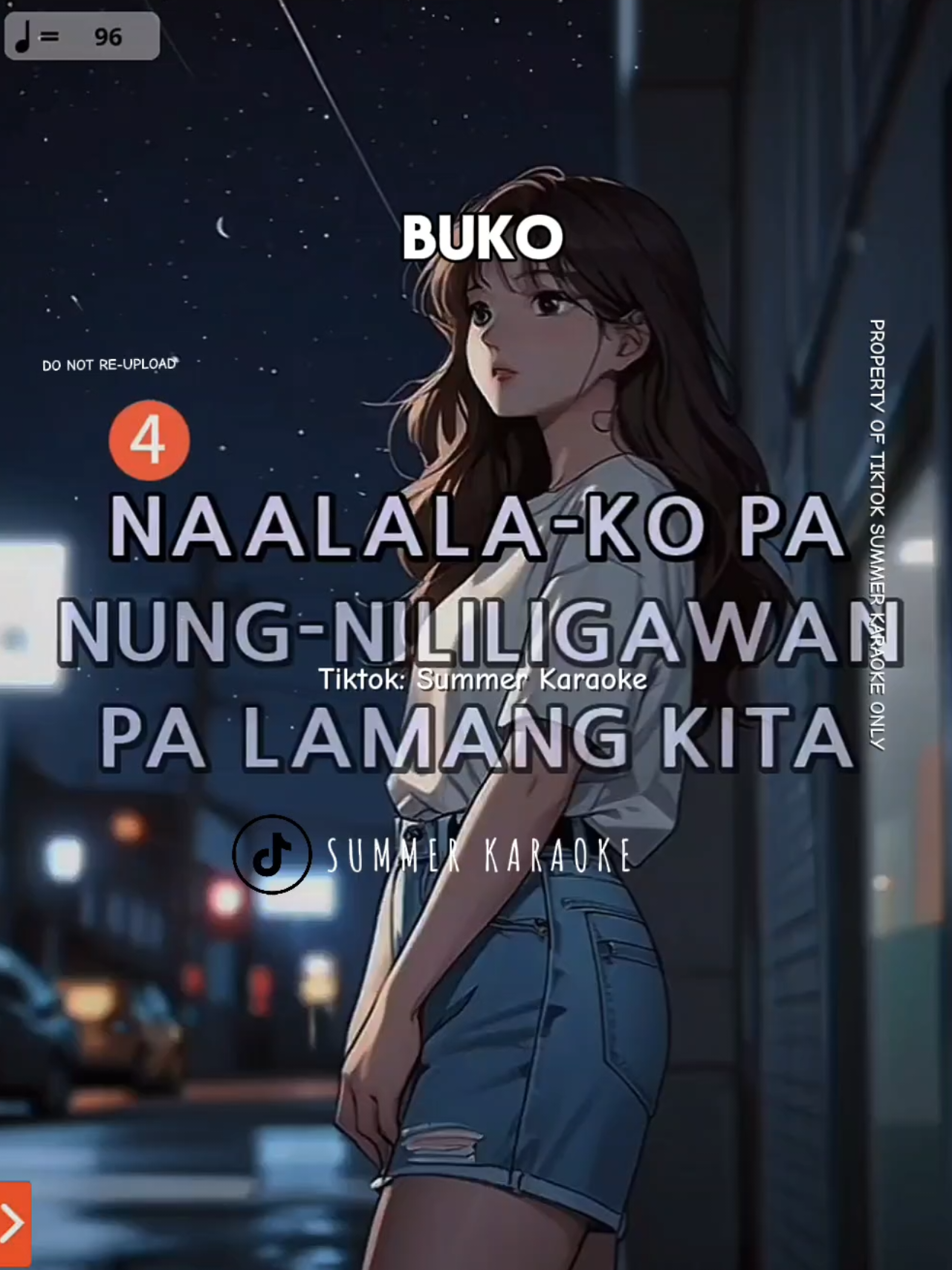 Buko Karaoke Song with Lyrics #duet #karaoketiktok #karaoke #karaokechallenge #kantahan #foryou #pinoytiktok #lyrics 