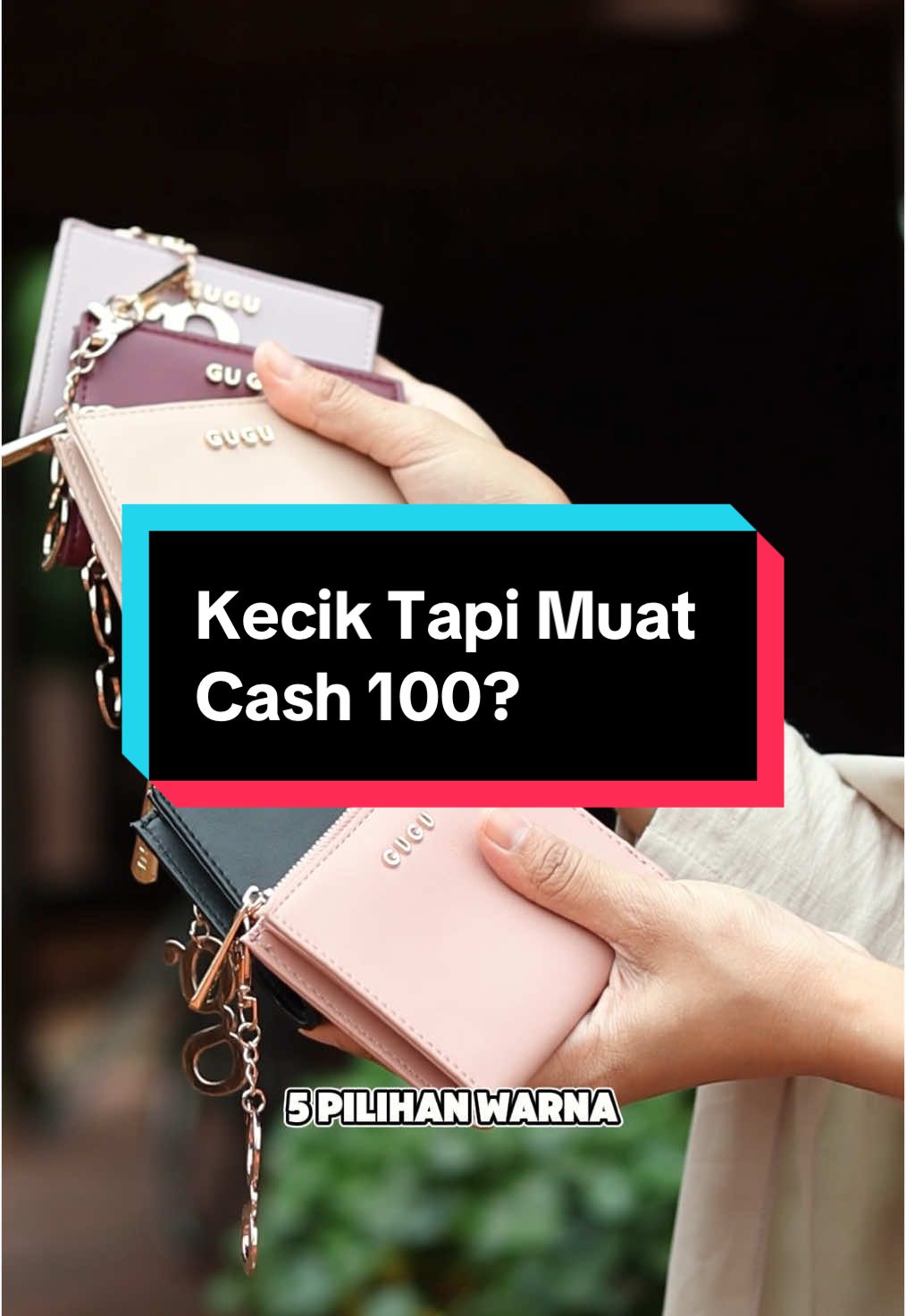 Dompet nipis tapi muat letak cash 100?😍✨ Dessy Purse kan adaaa #dessybygugu #gugucloset #fyp #TikTokShop #handbagtiktok #gugu05 