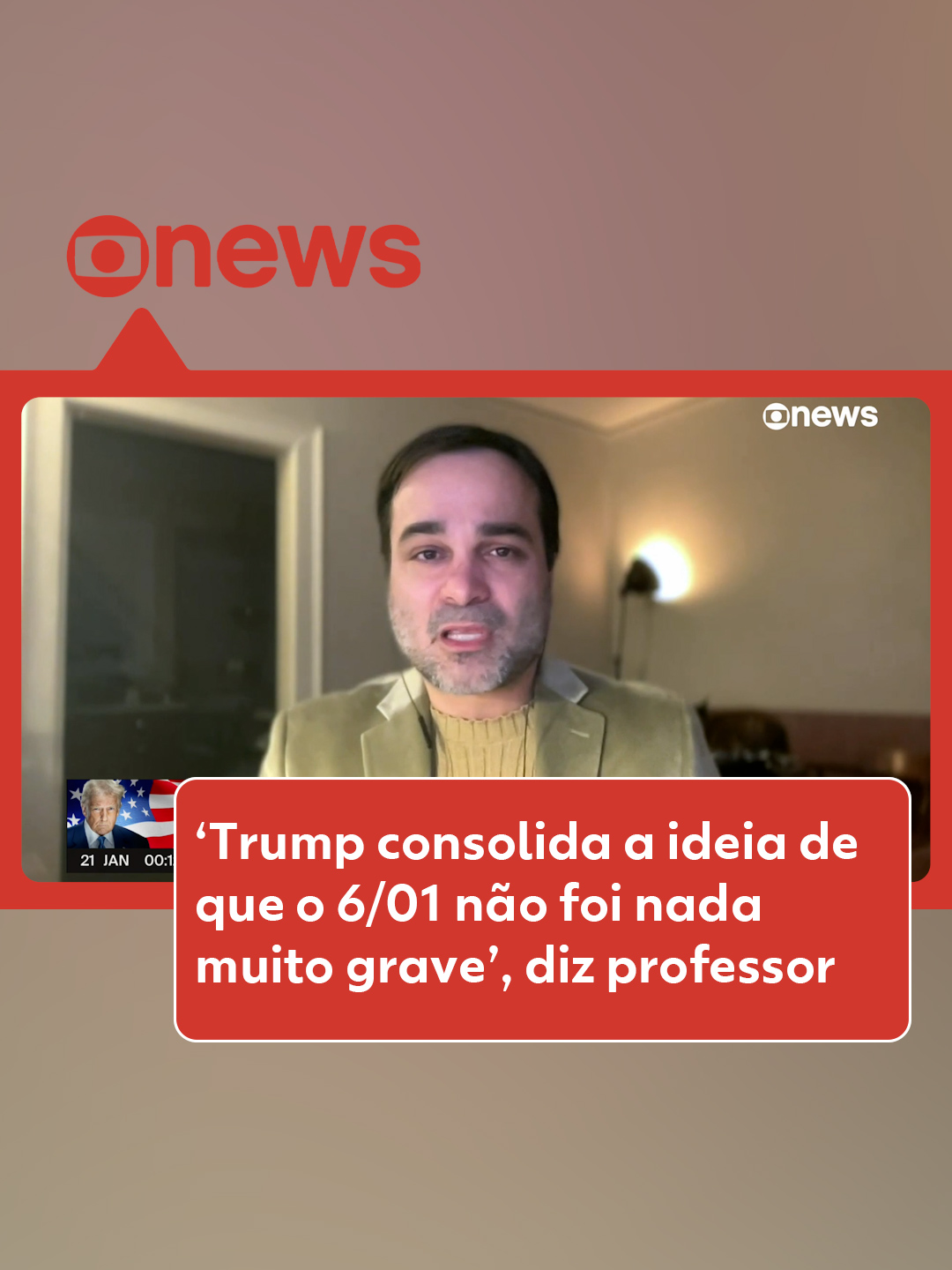 Análise - O presidente dos Estados Unidos, Donald Trump, concedeu o perdão presidencial para cerca de 1.500 acusados pelo ataque ao Capitólio no dia 6 de janeiro de 2021.  Questionado por Guga Chacra sobre qual decreto assinado por Trump foi o mais impactante, o professor de Relações Internacionais Carlos Gustavo Poggio afirma que, para ele, foi o perdão aos acusados pelo ataque ao Capitólio.  