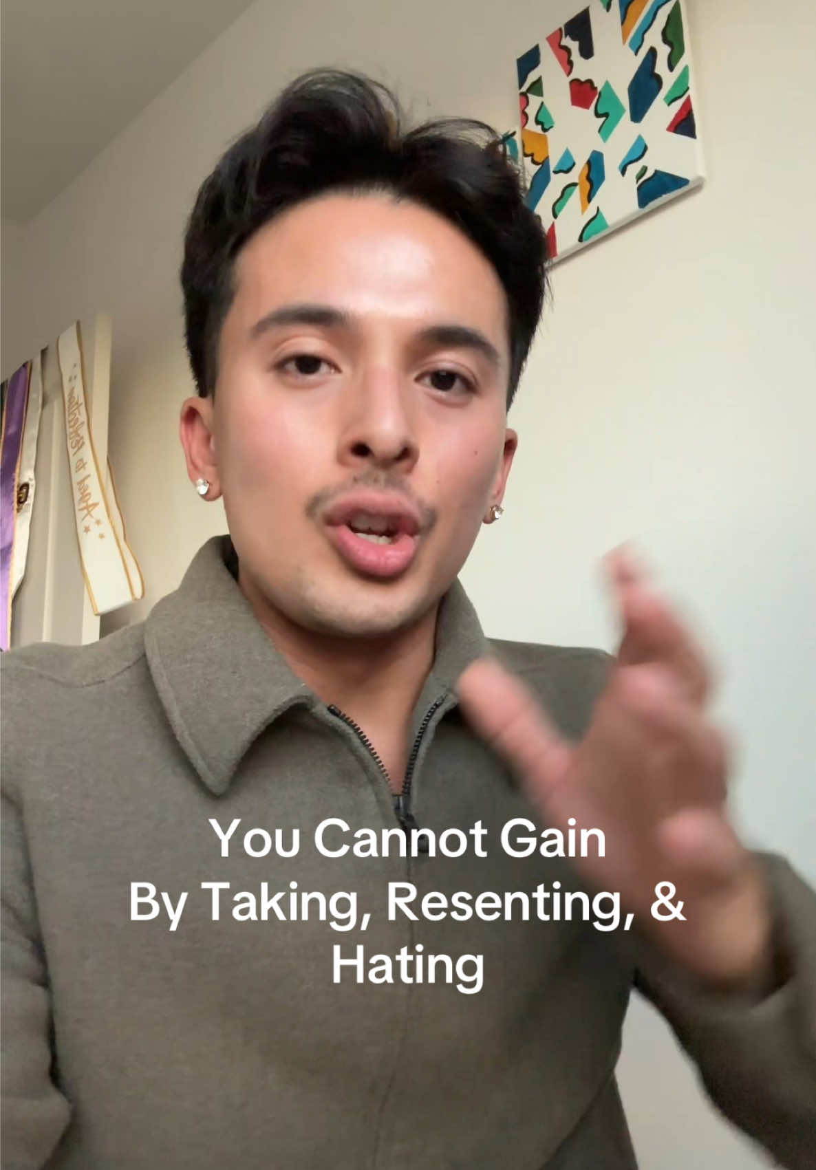 pray to god this message lands with young men. the age of spreading hate and resentment is not the answer. holding standards and morals to a life of service is the best advice any of you can hear right now. 