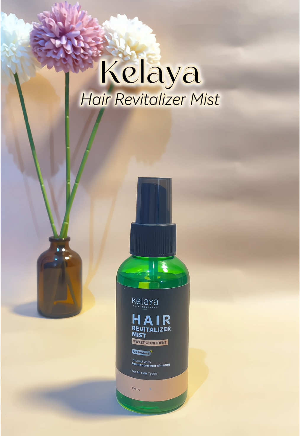 Akhirnya nemuin solusi buat rambut keringku 🫶 Kalian yang punya permasalahan rambut kayak aku, wajib cobain juga ya! 😍 Btw, aku pakai yang varian “sweet confident” ✨ #kelayahairtreatment #kelaya #hairmist #rambutkering #cuantanpabatas 