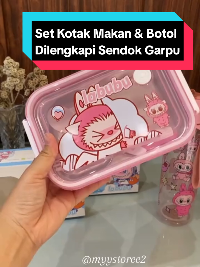Tempat Makan nasi labubu #labubu #labubumacarons #labubuthemonsters #labubuthailand #lunchbox #tempatmakan #bekal #tepakmakan #settempatmakan #lunchboxideas #fypp 