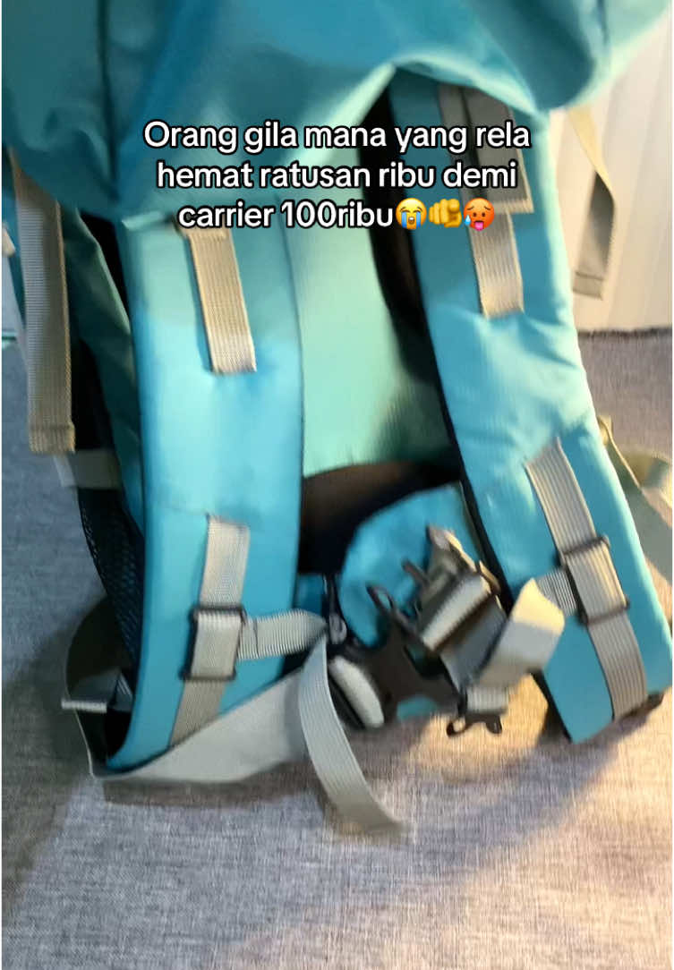 Kualitas nya emang ngga kaleng kaleng🫶 #ranselmurah #carier #tasgunung #tosca #viralvideo #racuntiktok 