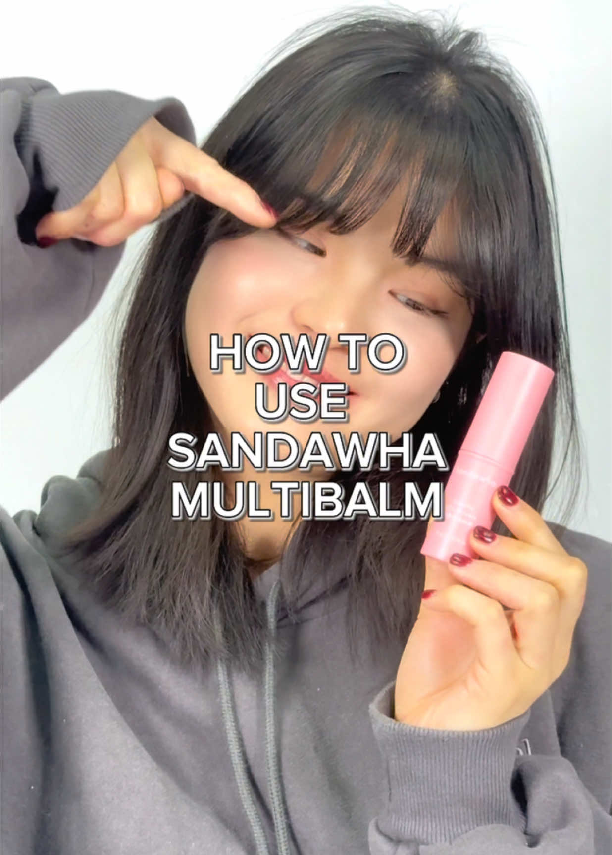 Here are 3 ways to use our MULTIBALM! 🩷 Glow everywhere with Sandawha! ✨ #sandawha #multibalm #kbeauty #skincare 