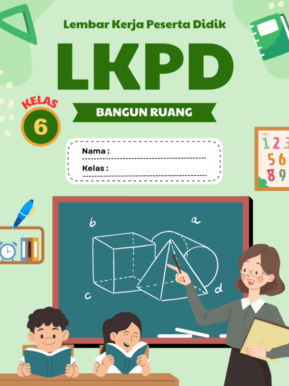 LKPD MATEMATIKA KELAS 6 BANGUN RUANG #matematika #sd #kurikulummerdeka #fyp