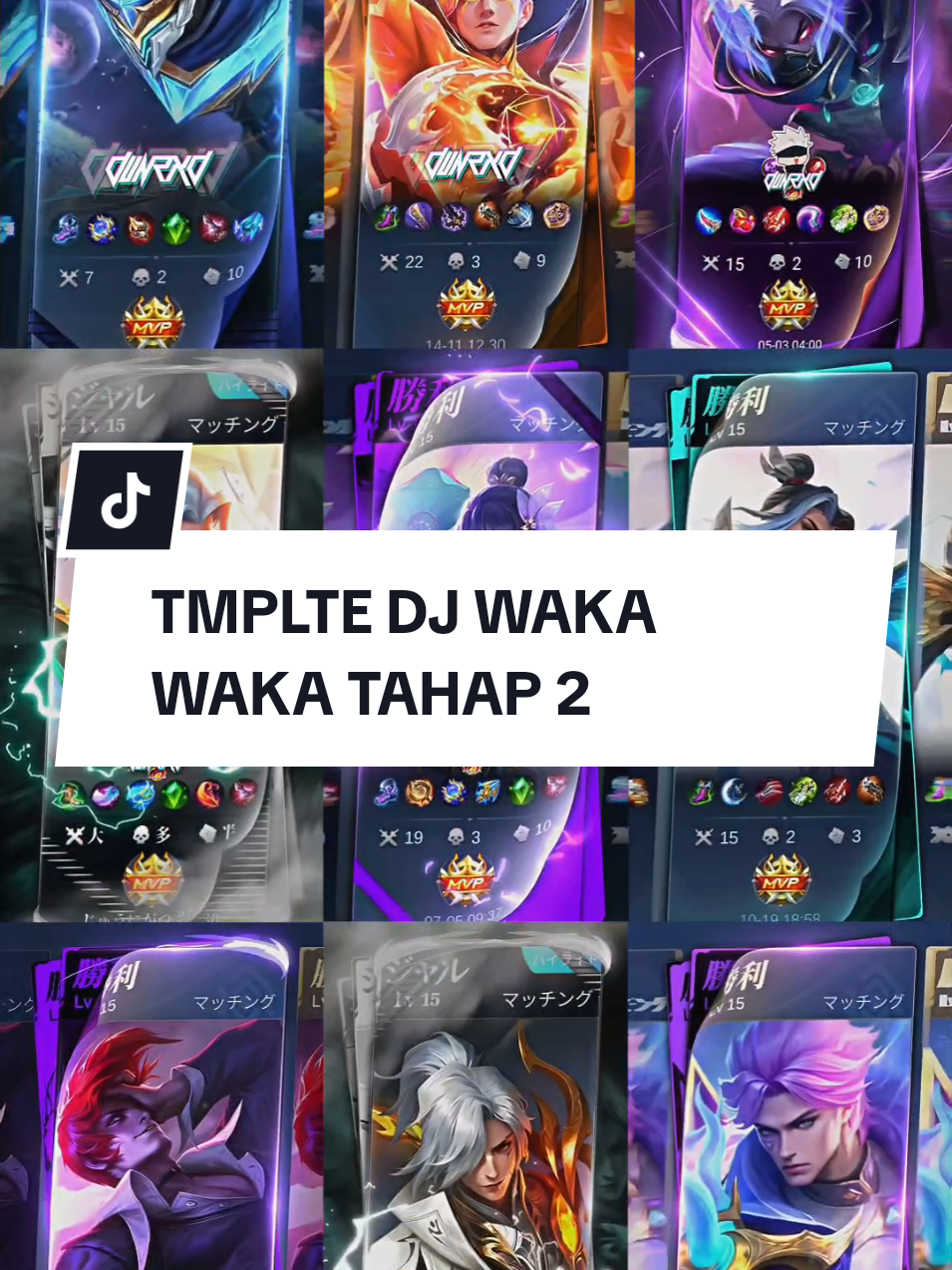 tahap 1 cek profil cr:@wymprst  #CapCut #dunztemplate #mobilelegends_id 