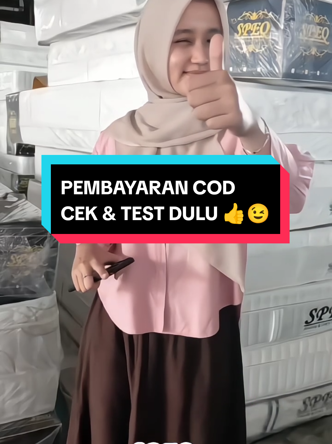 🗣️: Bisa COD ga? Aman ga ya?? Takut sudah bayar malah ga dateng 😦😰 Heiiii, Tenang aja ya kak. Kasurnya dibayar pada saat sampai dirumah kaka. Jadi tidak akan beresiko untuk kaka. Aman deh pokoknya!! 👌🤩 Order yuk!  wawa: 0858 0604 8674 Ssttt ada promo 50% pada saat live, join sekarang!! 🤫 #bestselle #kasurterapitulang #kasurterapi #kasurorthopedic #healthymattress #kasurbusa #terapitulang #fypシ゚ #fyppppppppppppppppppppppp  #kasurpremium #penginapan #hotep #hargapabrik 