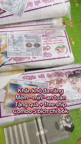 Khăn khô đa năng cho bé #xuhuong 