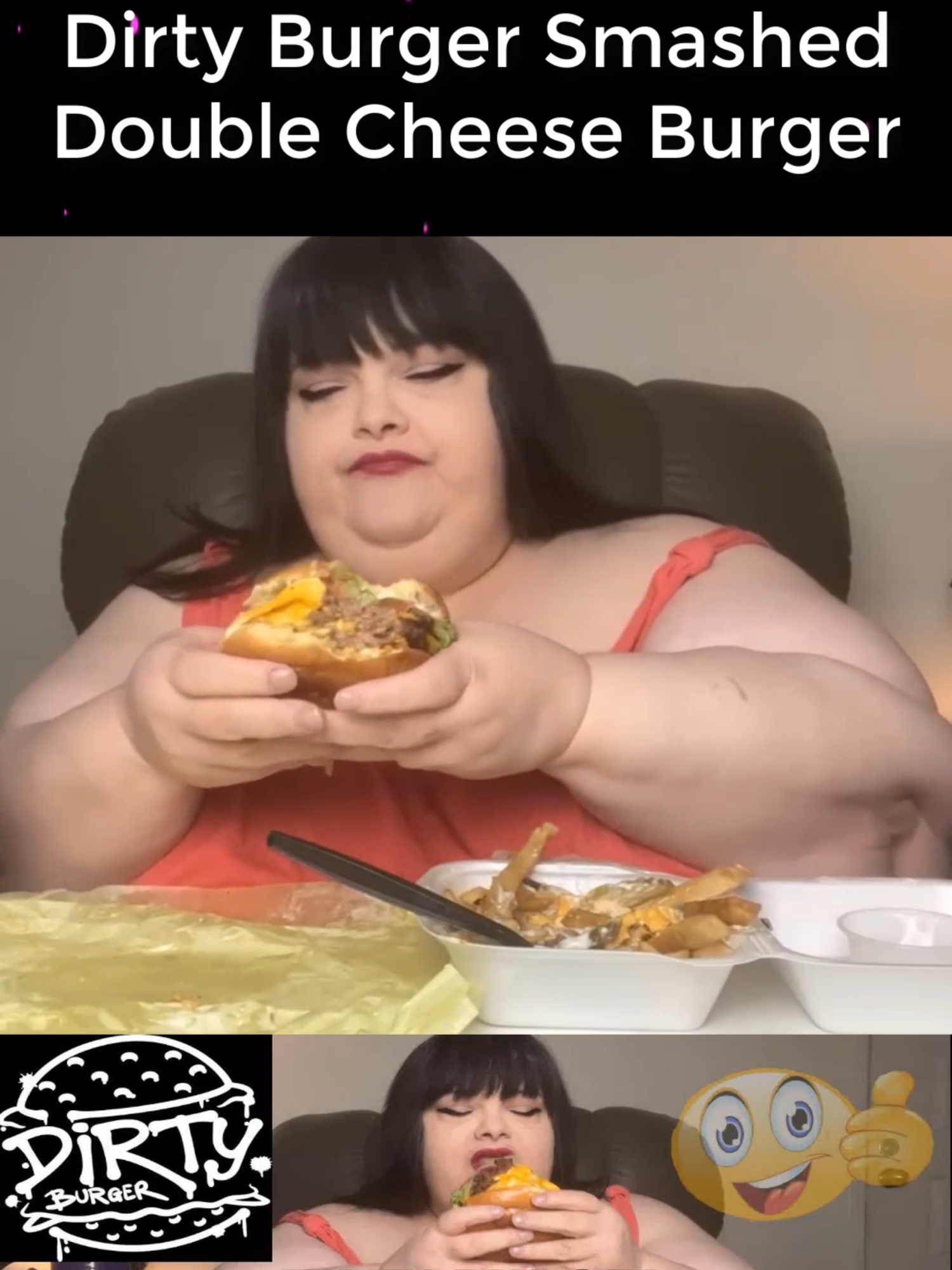 Dirty Burger Smashed Double Cheese Burger Combo With Dirty Fries (Part 2) #HungryFatchick #trending #cooking #Recipe #eating #mukbang #asmrsounds #mukprank #fyp #foryou #seafood