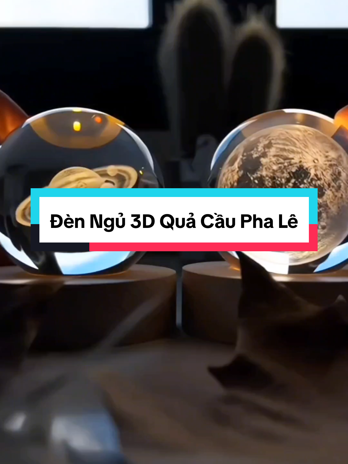 Đèn Ngủ 3D Quả Cầu Pha Lê. #leo2kstore #taphoanhaleo2k #denngu3d #quacauphale 