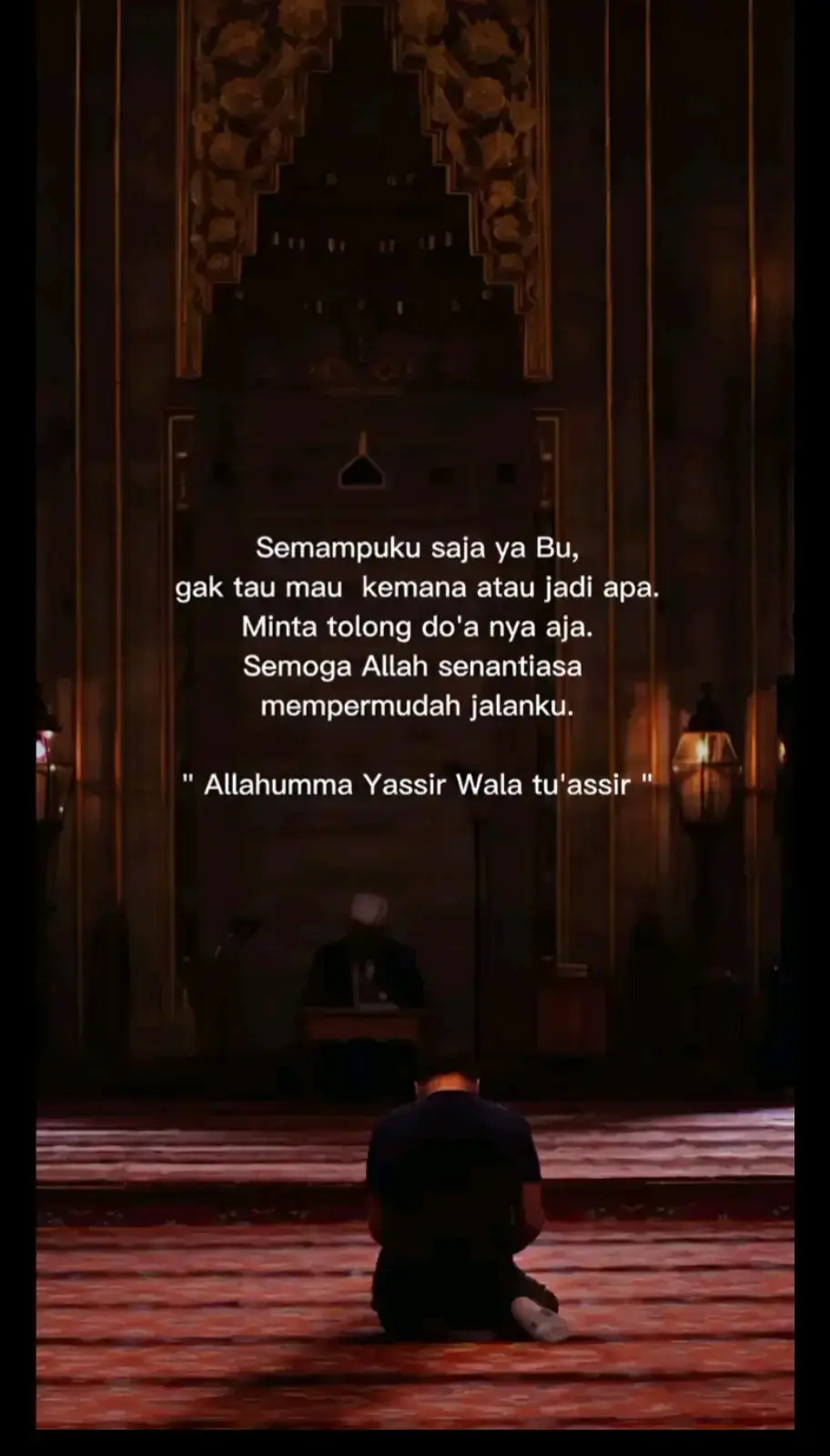 izinkan ya Allah karena dari kecil sampai sekarang hanya ibu yang membesarkan ku 🥺🤲#ibu 