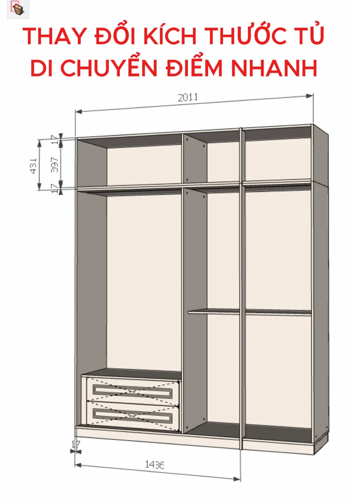 Thay đổi kích thước chuẩn cấu tạo với Plugin #sketchup #sketchup3d #sketchuptutorial #3d #viral #learn #LearnOnTikTok #architecture #interiordesign 